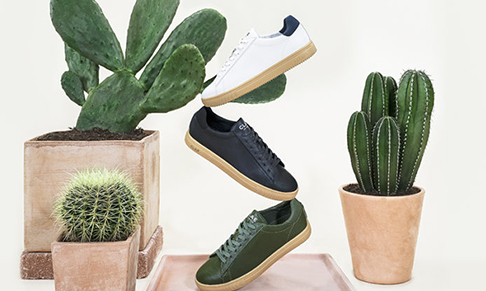 Clae Footwear unveils trainer made from cactus leather